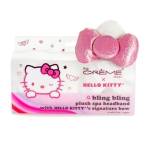 The Crème Shop x Hello Kitty Y2K Bling Bling Plush Spa Headband, New